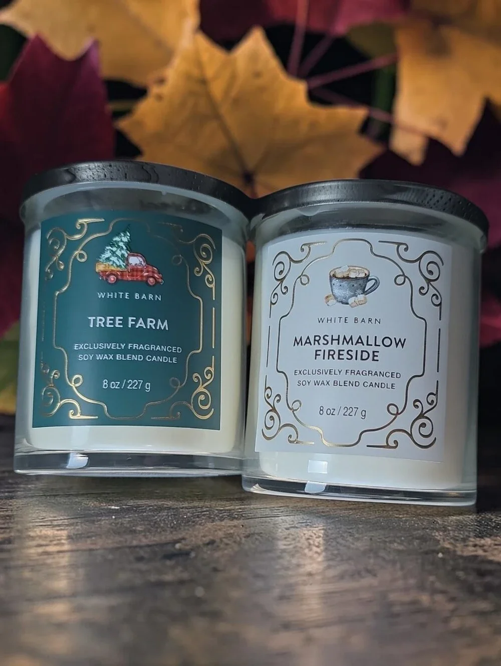 White Barn Tree Farm Or Marshmallow Fireside Candle Single Wick